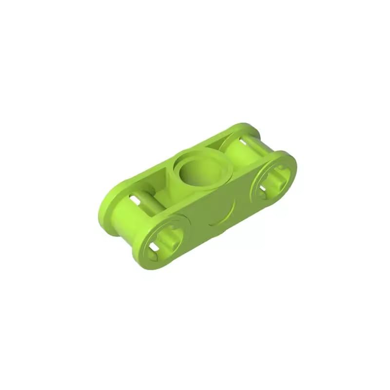 Gobricks Shaft Bolt Connection Technic Axle and Pin Connector Perpendicular 3L with Centre Pin Hole 32184 GDS-935 50Pieces Compatible with Lego Classic Bulk Toy MOC Color:Lime โ image 1