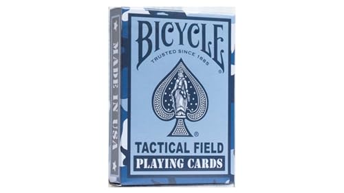 Baraja de Naipes Póker Bicycle Tactical Field Azul