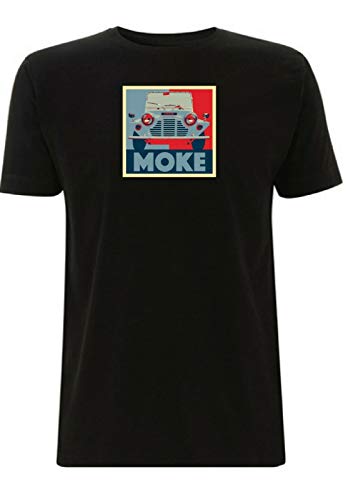 100% cotone. Time 4 Tee Mini Moke T Shirt Hope Poster ispirato Mule BMC ricreativo Cooper convertibile Nero M