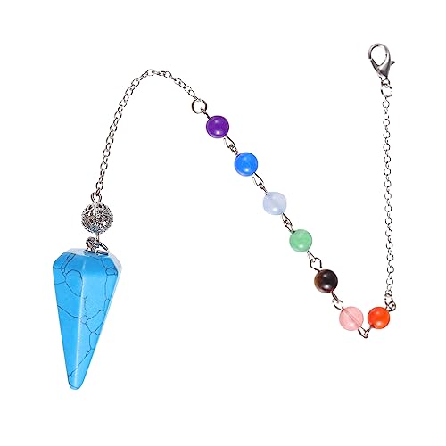 Cristal hexagonal chaîne pour divination naturelle et bien-être