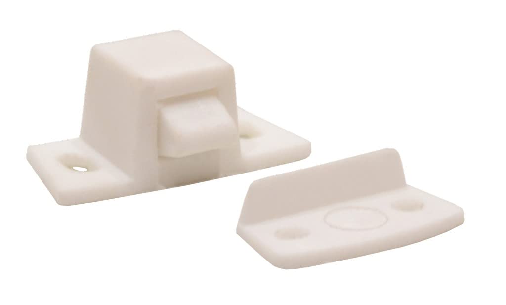 Centurion Various Plastic Rocker Catches, 27Mm, White Pack Of 2