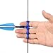 Kangnice 3Sets Silicones Archerys Fingers Protector Bowstring Fingers Guard Bowstring Protective Equipment for Youth Adults