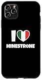 Photo Gallery custodia per iphone 11 pro max i love minestrone with italy flag and heart Photo Gallery custodia per iphone 11 pro max i love minestrone with italy flag and heart