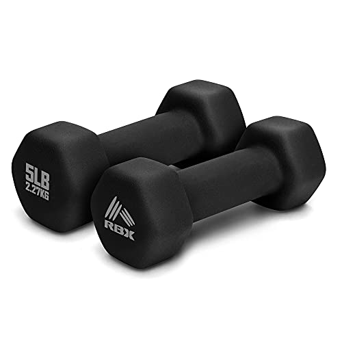 Rbx Weights Dumbbells Set - Neoprene Arm Weights With Non-Slip Grip, Strength Training Equipment Workout Weights For At Home Or Gym Training, Anti-Roll #TOP8