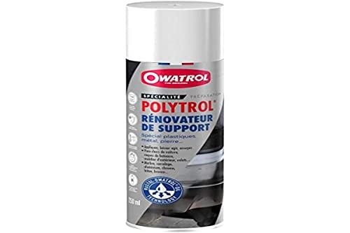 OWATROL – POLYTROL – 250 ml Spray – Auffrischer für Kunststoff und viele andere Oberflächen und Materialien – Auffrischer für Fahrzeuge Haus Boden Gartenmöbel Motorräder Stein Marmor Metall – Auffrischer für den Außen- und Innenbereich