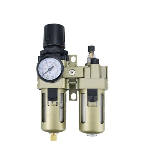 Régulateur de pression pneumatique AC4010-04 avec filtre en fibre et drainage manuel