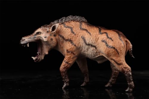 Modelo Entelodontidae Daeodon Shoshonensis de AMITD réplica de jabalí terminator coleccionable 7