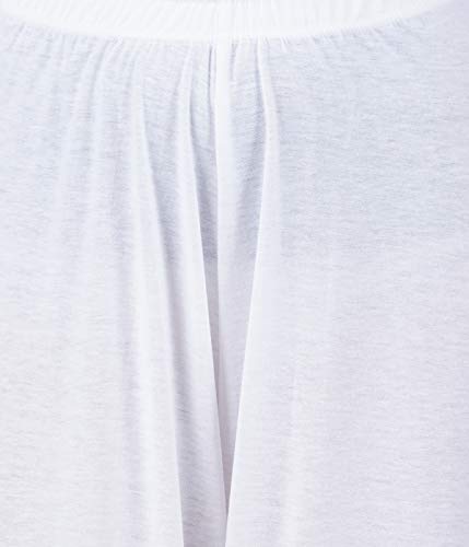Image of Buy That Trendz M to 4XL Cotton Viscose Loose Fit Flared Wide Leg Palazzo Pants for Women Maroon White Combo Pack of 2