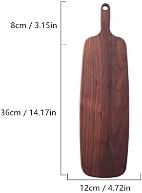 Premium Wooden Cutting Board Set - Bamboo & Walnut Chopping Boards for Pizza, Bread, Fruit & Sushi - Non-Slip, Hangable Kitchen Tools for Cooking & Food Prep