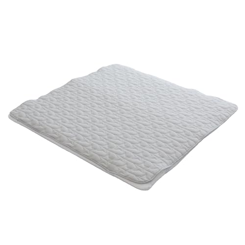 プッパプーポ 寝返り ごろ寝マット+敷きパッドセット 防水 120×120cm パイル 赤ちゃん ベビー 洗濯OK お昼寝 プレイ マット 敷布団 ラグ リビング 04スター×グレーのサムネイル