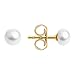 Produktbild Universelle Ohrstecker aus 14K (585) Roségold mit Perlen 5 mm