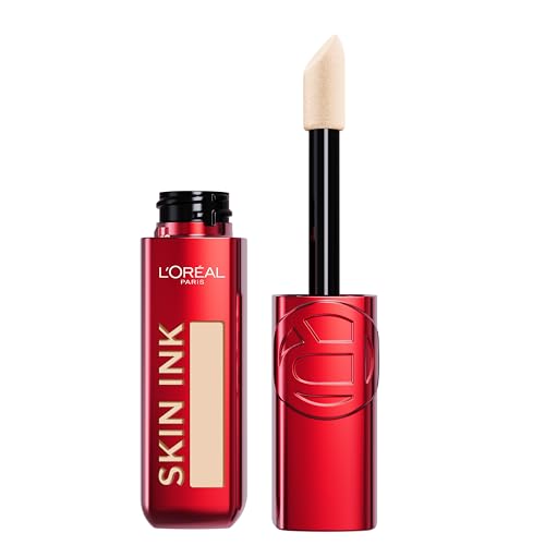 L'Oreal Paris Infallible Skin Ink 2-in-1 Foundation Concealer Hybrid Face Makeup, up to 48HR...