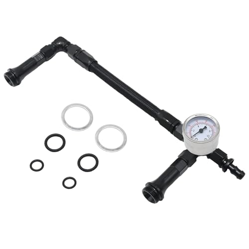 4150 Fuel Braided Line AN6 Automotive Replacement Fuel Lines Carburetor Equipped With Pressure Gauge Replacement for Holley