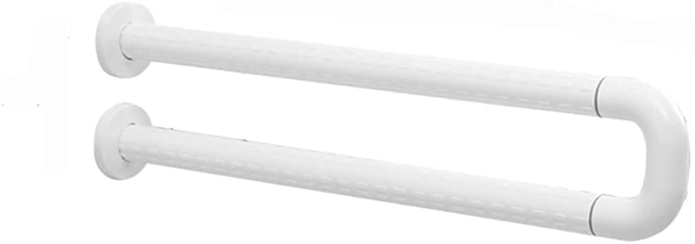 Toilet Frame Bathroom Toilet Grab Handles for Bathtub, Grab Bars Stainless Steel Safety Support Handle with Concealed Screws(White,75Cm)