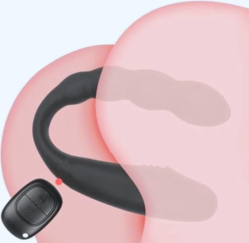 Image of Remote Control Double-Head Vibrator Clitoral Stimulator with 10 Vibration Modes, BDSM G Spot Vibrater Anal Bead Butt Plug, Sex Toys for Women Couples Female Pleasure