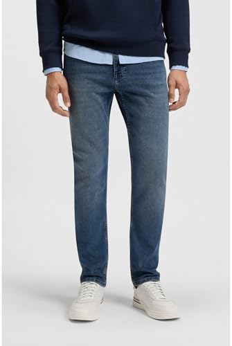 BOSS Herren Jeans_Trousers Delaware BO 10263385 02, Medium Blue427, 35W / 32L – Ansicht 3