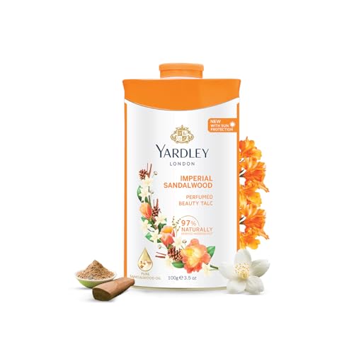 Image of Yardley London Imperial Sandalwood Perfumed Talc 100g
