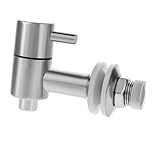 Stainless Steel Spigot for Beverage Dispenser, Drink Dispenser Spigot Replacement Beverage Dispenser Spout Anti-clogging Water Jug Spigot Outdoor Water Faucet for Sun Tea Jar, Party, Buffet, Camping