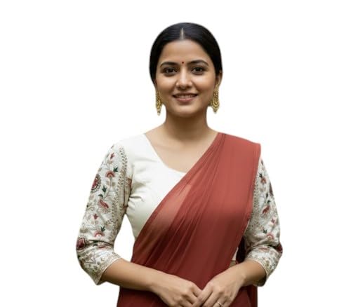 Premium Everyday Elegance Saree with Coordinated Blouse Piece-image-43