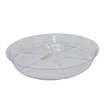 Misco CS7 Clear Plastic Saucer, 7-Inch, Clear