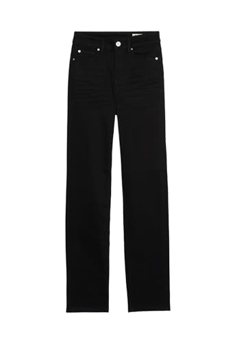 Marks & Spencer Jeans Mit Geradem Bein Sienna Damen Schwarz-Mix UK 20 (EU 48)