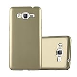 Cadorabo Silicone Case for Samsung Galaxy Grand Prime in Metallic Gold