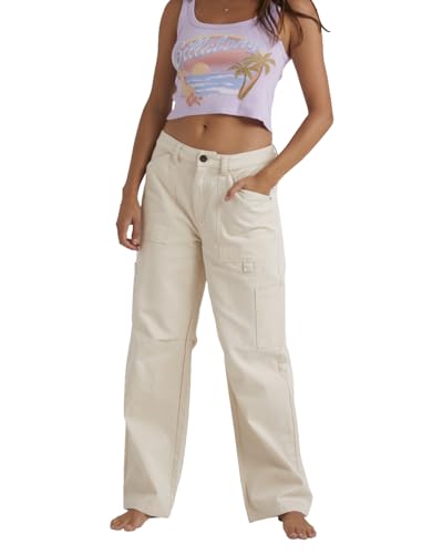 Billabong Womens Leia Twill Casual Cargo Pants