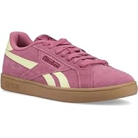Reebok Women's Court Retro Sneaker, Studio Pink/Yellow/Black Cherry, 9 US