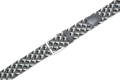 Image of Fabio Valenti Canvas Elastic Fabric Woven Stretch Braided Belts for Men Women Junior with Multicolored /Full Sizes