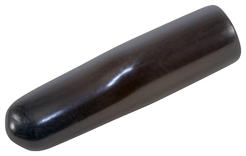 Capuchons en plastique avec languette plate VFC-140-8 Caplugs embouts vinyle noir pour tube de 1,27 m