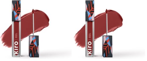 Image of Kiro Non-Stop Airy Matte Liquid Lipstick - Sienna Rouge, 5ml (Pack of 2)