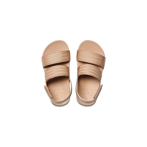 Image of REEF Girls Toddler /Little Kid Water Vista Platform Sandal, Water Friendly, Adjustable Strap