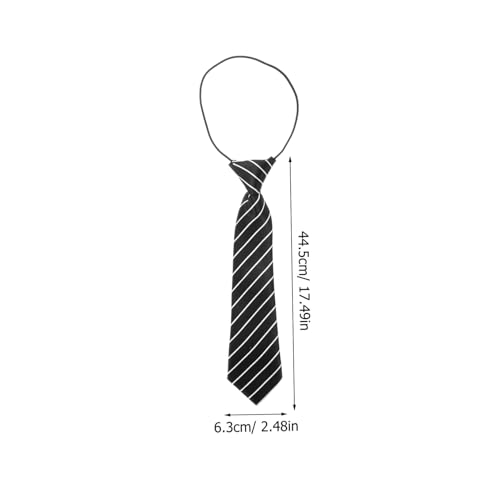 Boys Necktie Stylish Fashion Tie for Formal Events Casual Outings for All Ages Elegant Striped Design2