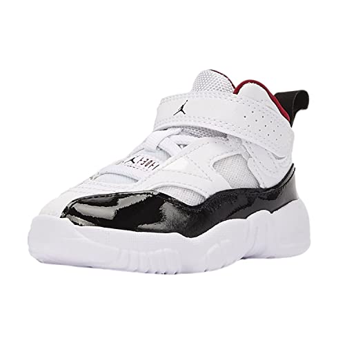 Jumpman Two Trey Baby/Toddler Shoes Size- 7 White/Black-Gym Red