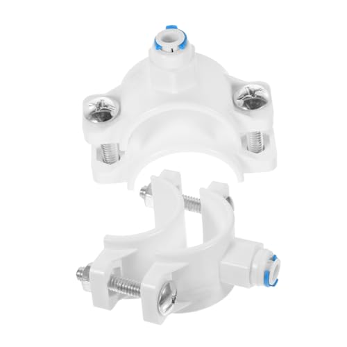 Veemoon Water Filters Clamp Plastic Drain Saddle Clamp for Reverse Osmosis Water Line Fitting