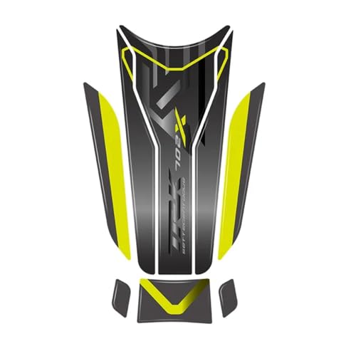 Autocollants protection réservoir pour TRK 702X 2023 kit carburant moto
