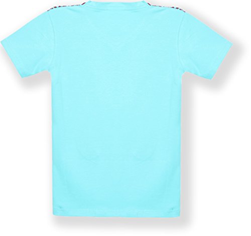 Image of TONYBOY Boy's Tribal Regular fit Kids Wear (2158 Aqua 7-8 Years)