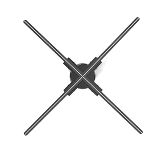 2K HD 3D ホログラムプロジェクター広告ディスプレイファン Wifi LED フロートサインプレーヤーショップパーティー装飾ランプ(60CM)