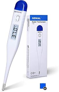 Digital Body Thermometer - Clinical Basic Thermometer with Accurate and Fast Readings