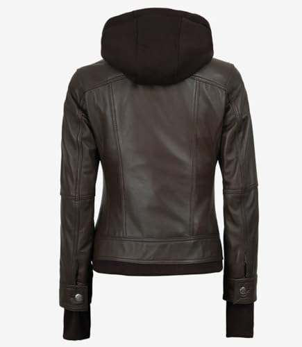 Image of Blingsoul Womens Real Leather Jacket - Asymmetrical Leather Jackets for Women