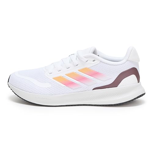 adidas Unisex-Kid's Run Falcon 3.0, White/Spark/Lucid Pink, 7
