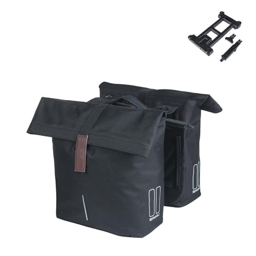 Basil City MIK Sacoche Double 28-32L Noire