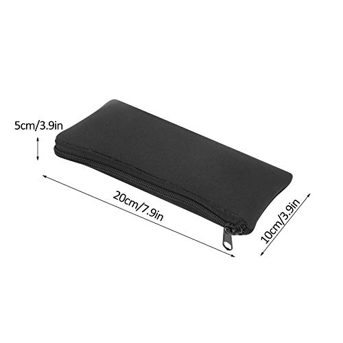 Image of Keenso Pen Storage Bag, 3 Pcs Multifunciton Neoprene Soft Pencil Case Outdoor Climbing Small Tools Storage Bag Key Lighter Pouch