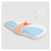WSNDY Natürliches Latex-Kissen Zum Schlafenden Orthopädischen Zervikalen Traghalskissen for Schlafzimmerform Bettkissen Mit Kissenbezug (Color : 1)
