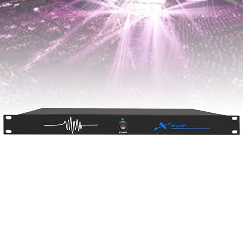 Supresor Profesional de Retroalimentación, Procesador de Audio Digital, Desplazador de Frecuencia para Micrófono KTV, Antiultrasonido Automático para Escenarios, Conferencias y Presentaciones - Azul, 2 entradas y 2 salidas miniatura 1