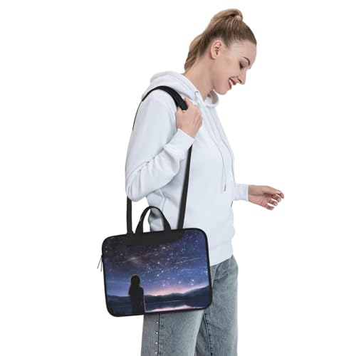 Bolso maletín para laptop unisex con diseño de estrellas miniatura 3