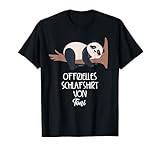 Offizielles Schlafshirt Panda Pyjama mit Namen