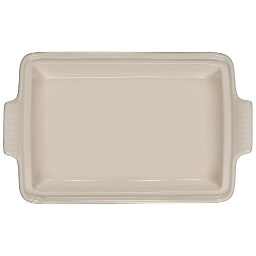 Image of Le Creuset Stoneware Covered Rectangular Casserole, 12 inch x 9 inch, Shallot