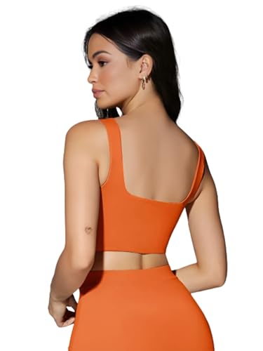 Image of Ben Martin Women's Cotton Stretchable Square Neck Sleeveless Tank Top