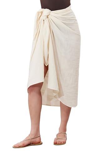 Gottex Beach Life Noa Pareo Cover-Up - Versatile Styling, Perfect as a Sarong, Skirt, or Shoulder Cover, One Size fits Most